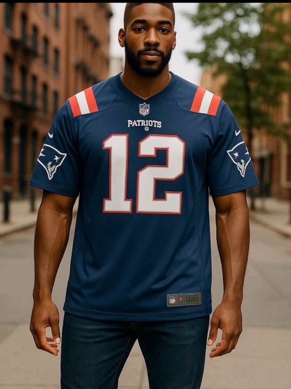 Tom Brady New England Patriots Men's 3XL Nike Color Rush Legend Jersey NWOT
